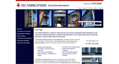 Desktop Screenshot of 4tecfabrications.co.uk