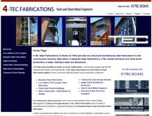Tablet Screenshot of 4tecfabrications.co.uk